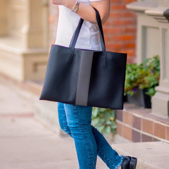Vince Camuto Vegan Leather Tote Bag -NWOT - Picture 1 of 7